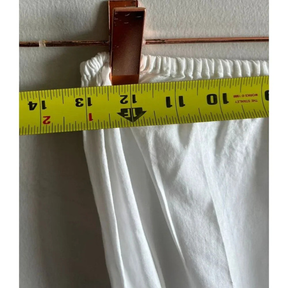 Victoria Secret Womens Strapless Belted Eyelet One Piece Jumpsuit White Sz S - Picture 4 of 9